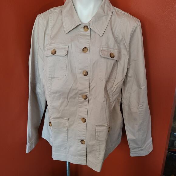 Charter Club Tan Jacket NWT Size XL - Picture 1 of 8